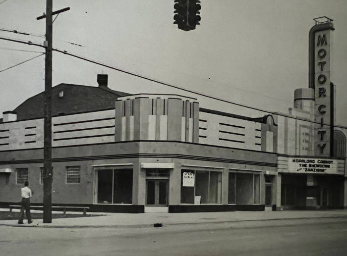 Motor City Theatre - Motor City Theatre Street View - Al Johnson 1940